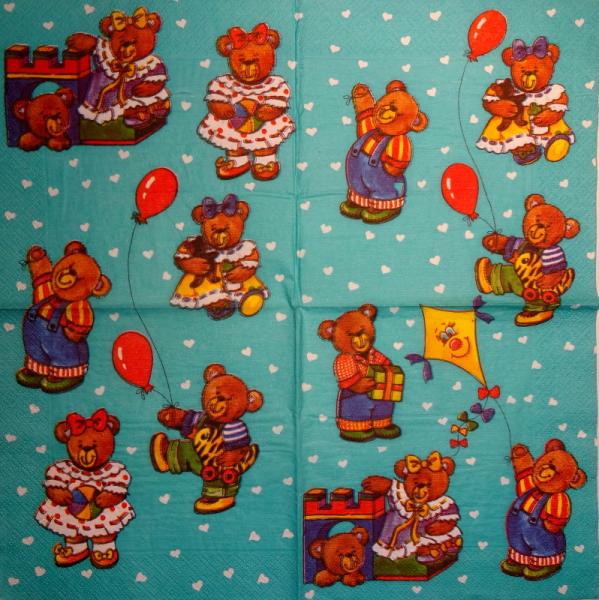 024 Teddy - 3-ply (blue)